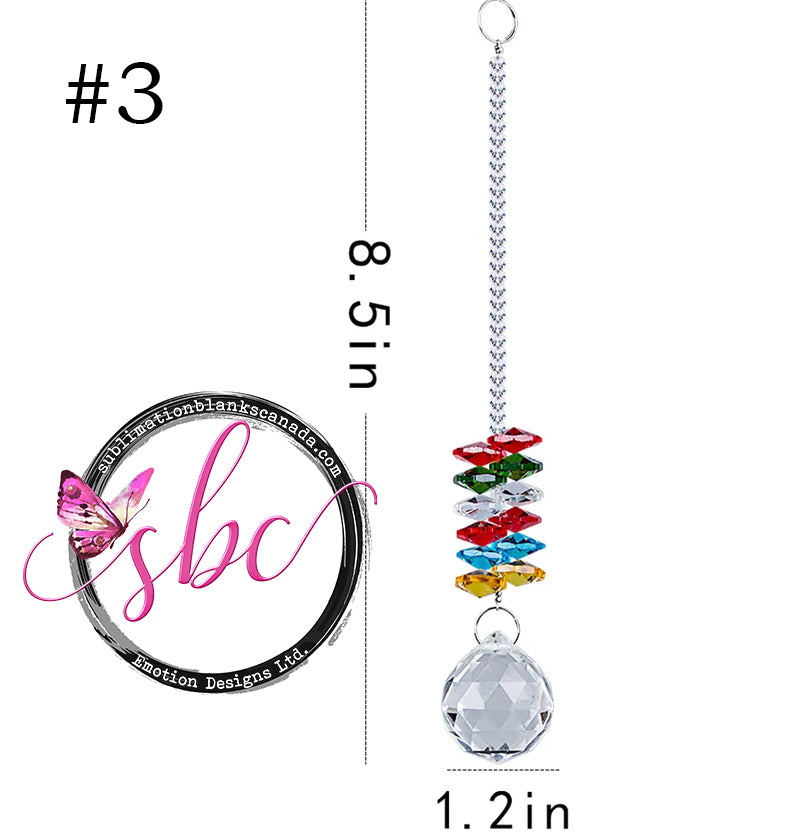 Crystal Sun Catchers 5 styles