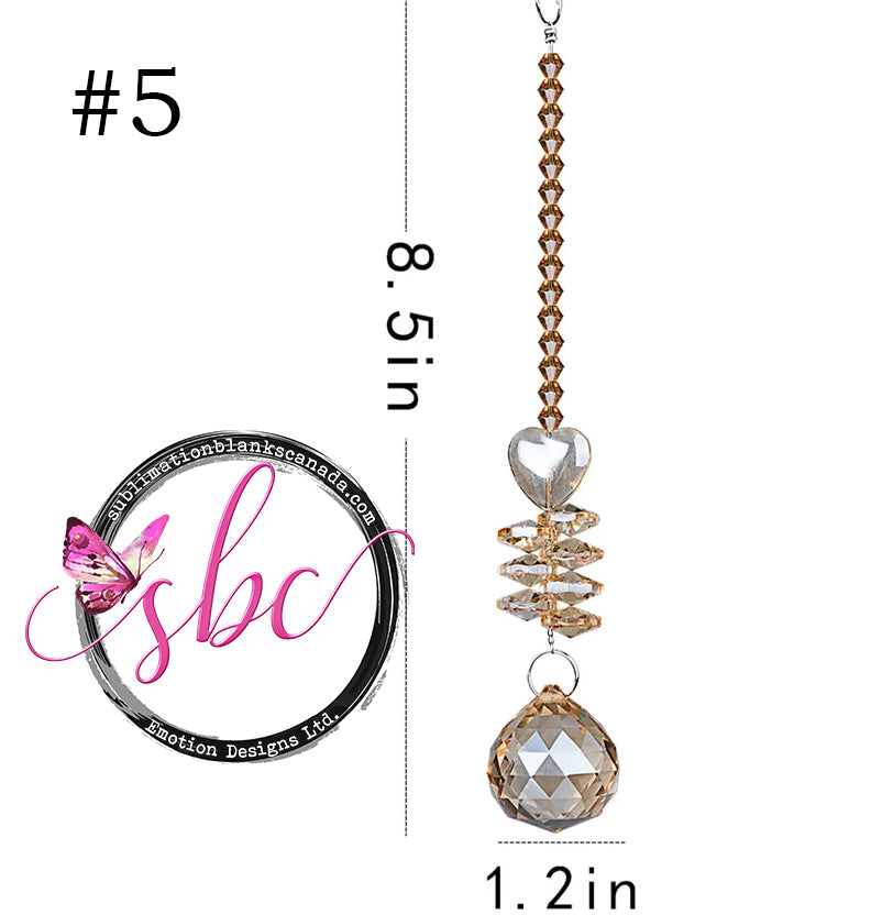 Crystal Sun Catchers 5 styles