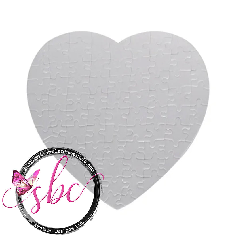 Magnetic Heart Puzzle for Sublimation 75pc