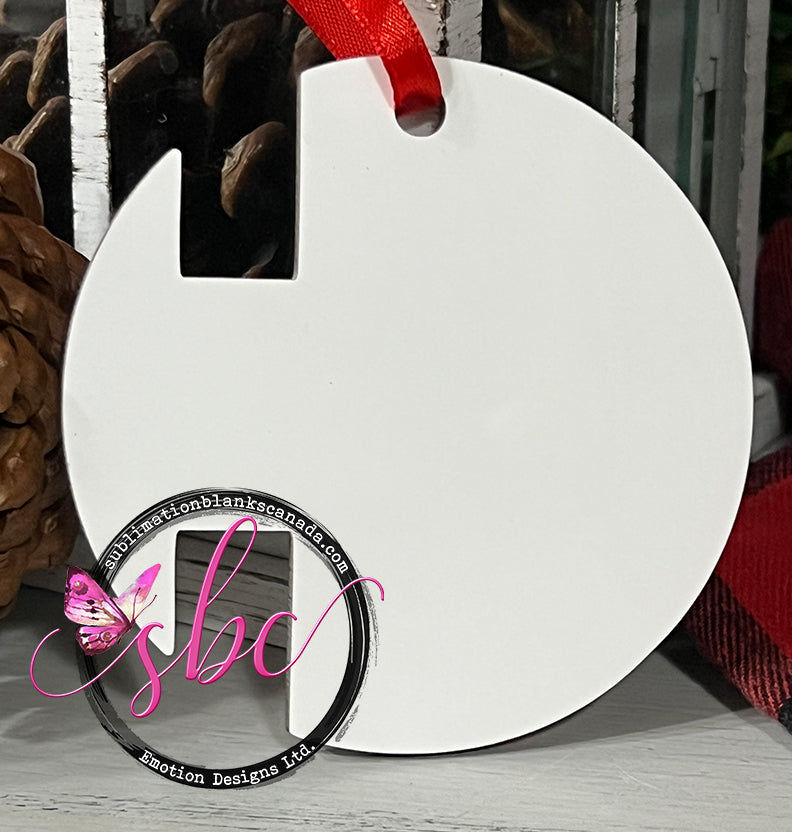 Height Measurement Ornament MDF for Sublimation