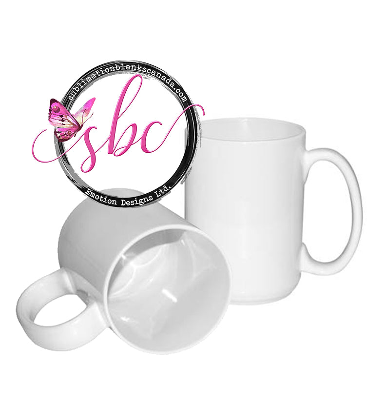 15oz Sublimation Blank Mugs (Pack of 36) - ApparelTech