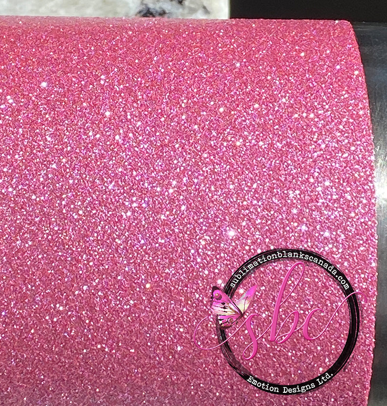 20oz Straight Skinny Glitter Tumbler Pink - Sublimation Blanks Canada - Emotion Designs Ltd.