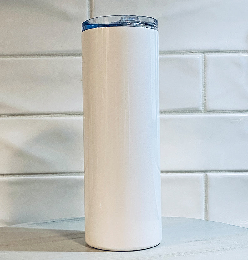 20oz Straight Skinny Tumblers (Case of 25) - Sublimation Blanks Canada - Emotion Designs Ltd.