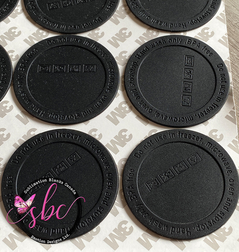 Rubber Bottoms for 20oz Straight Skinny Tumblers - Sublimation Blanks Canada - Emotion Designs Ltd.