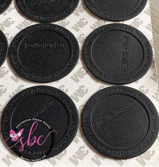 Rubber Bottoms for 20oz Straight Skinny Tumblers - Sublimation Blanks Canada - Emotion Designs Ltd.
