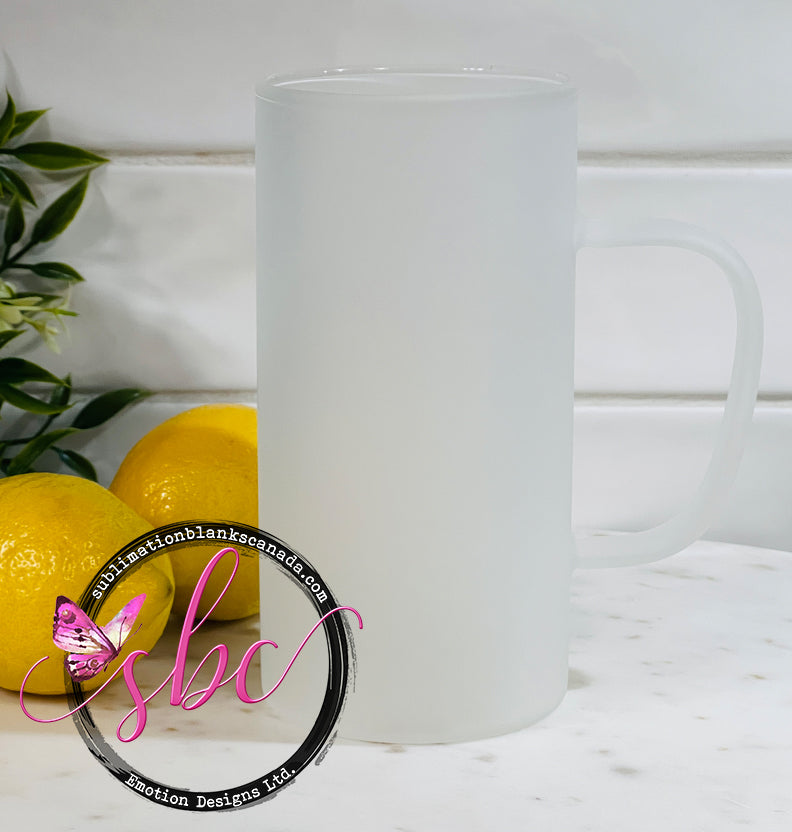 22oz 650ml Frosted Glass Sublimation Mug