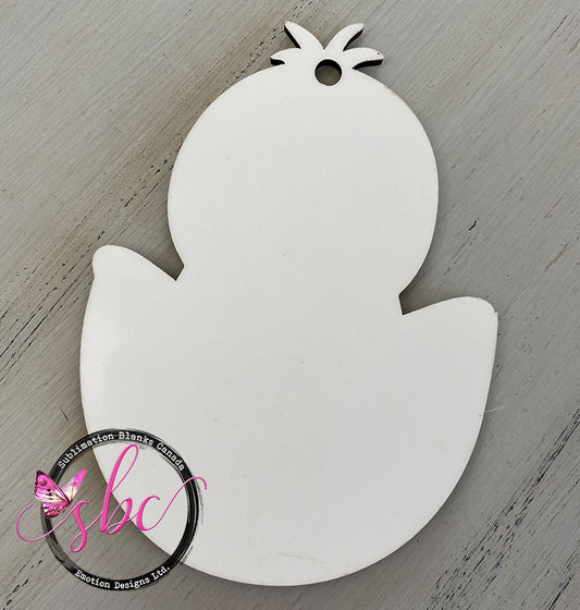 Easter Basket Tag MDF for Sublimation - Sublimation Blanks Canada - Emotion Designs Ltd.