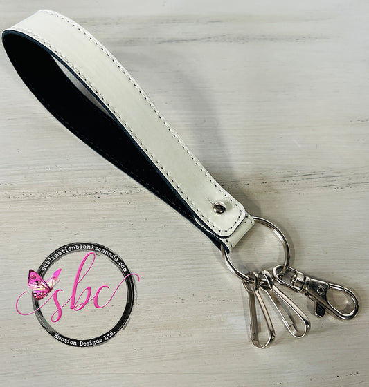 PU Leather Wristlet Keychain for Sublimation - Sublimation Blanks Canada - Emotion Designs Ltd.