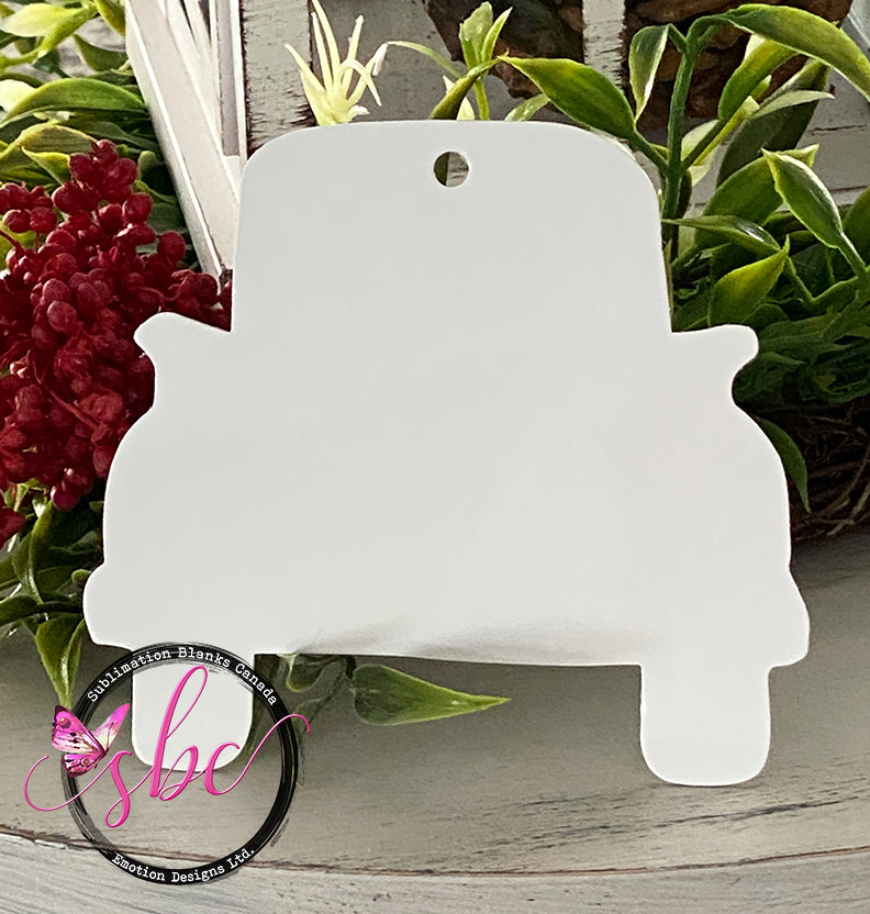 Truck Ornament Aluminum for Sublimation - Sublimation Blanks Canada - Emotion Designs Ltd.