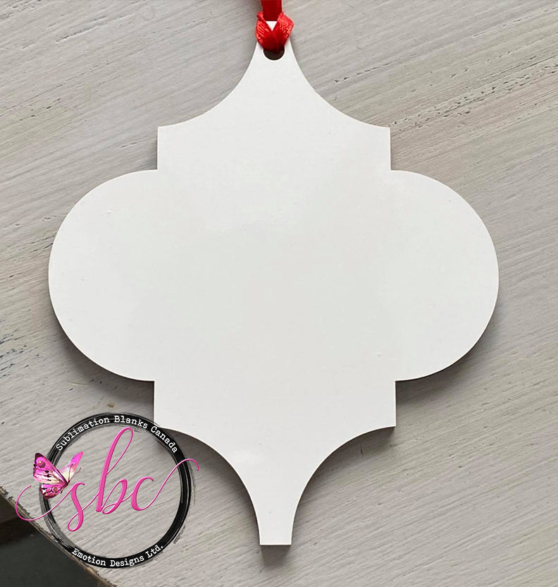 Arabesque Ornament MDF for Sublimation - Sublimation Blanks Canada - Emotion Designs Ltd.