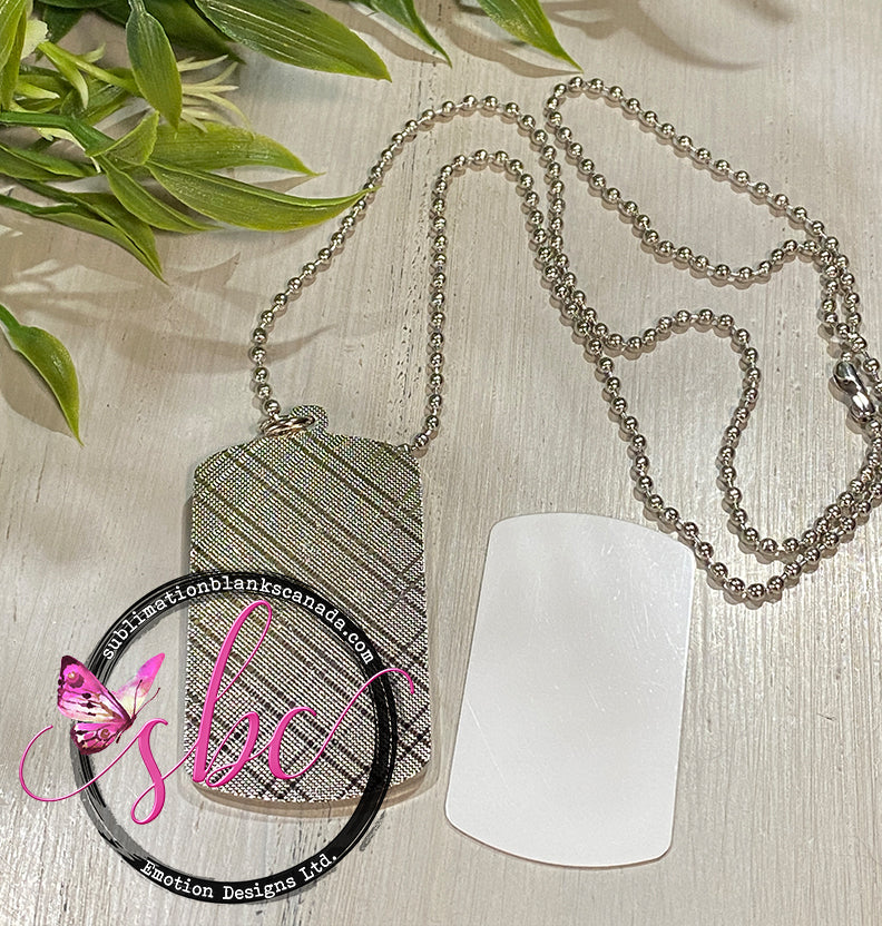 Dog Tag Necklace for Sublimation - Sublimation Blanks Canada - Emotion Designs Ltd.