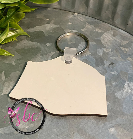 MDF Mask Keychain for Sublimation - Sublimation Blanks Canada - Emotion Designs Ltd.
