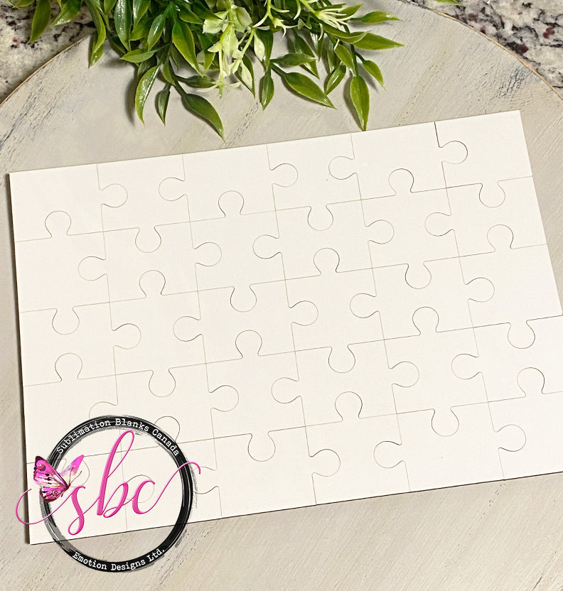 MDF Puzzle for Sublimation 30pc - Sublimation Blanks Canada - Emotion Designs Ltd.