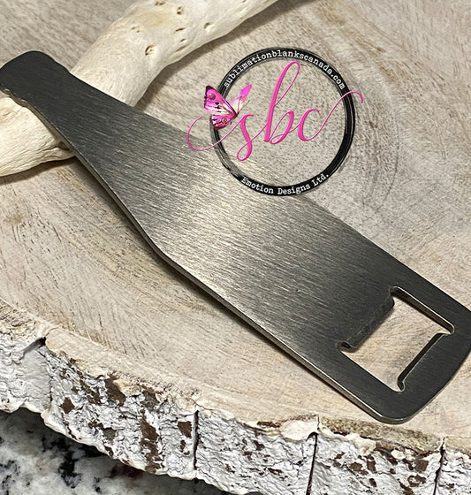Stainless Steel Bottle Opener for Sublimation - Sublimation Blanks Canada - Emotion Designs Ltd.