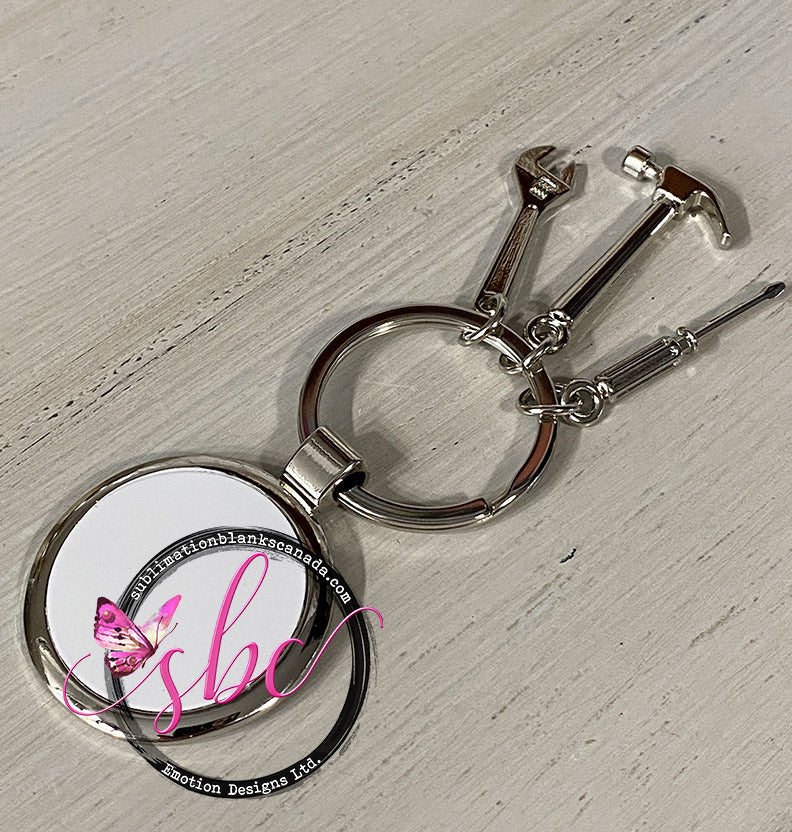 Metal Tool Keychain for Sublimation - Sublimation Blanks Canada - Emotion Designs Ltd.