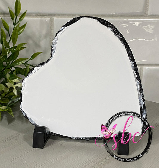Photo Slate for Sublimation - Heart - Sublimation Blanks Canada - Emotion Designs Ltd.