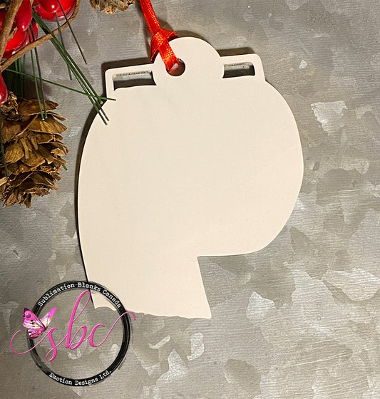 Toilet Paper Ornament MDF for Sublimation - Sublimation Blanks Canada - Emotion Designs Ltd.