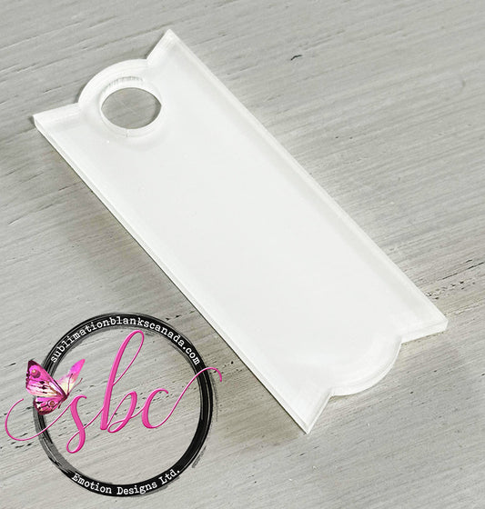 Acrylic 40oz Topper for Sublimation Rectangle