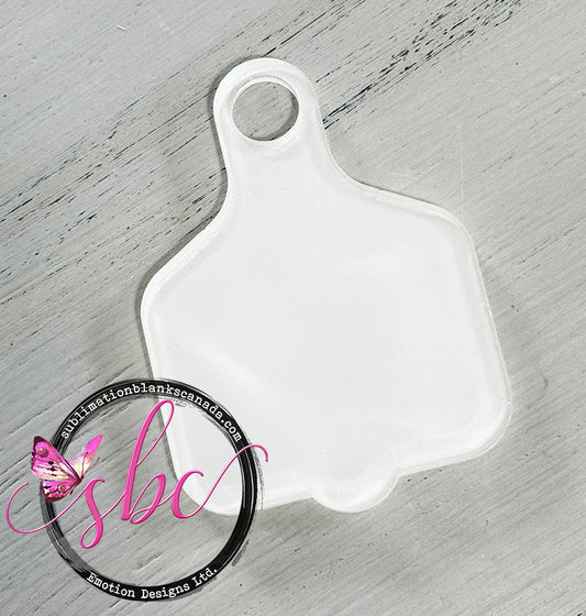 Acrylic 40oz Topper for Sublimation Cow Tag