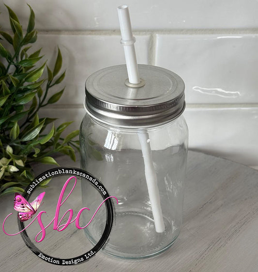 Clear Glass Mason Jar for Sublimation