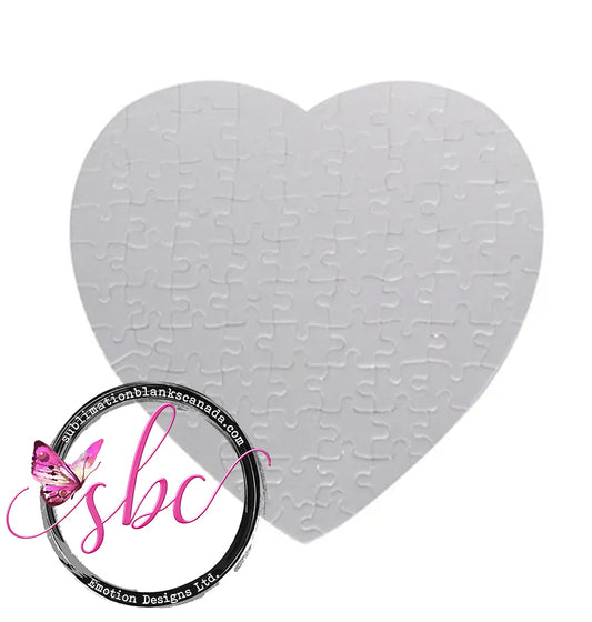 Magnetic Heart Puzzle for Sublimation 75pc