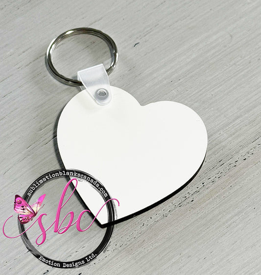 MDF Heart Keychain for Sublimation