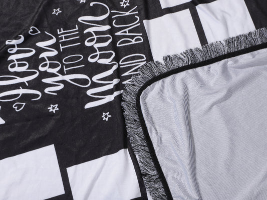 Moon and Back Blanket for Sublimation