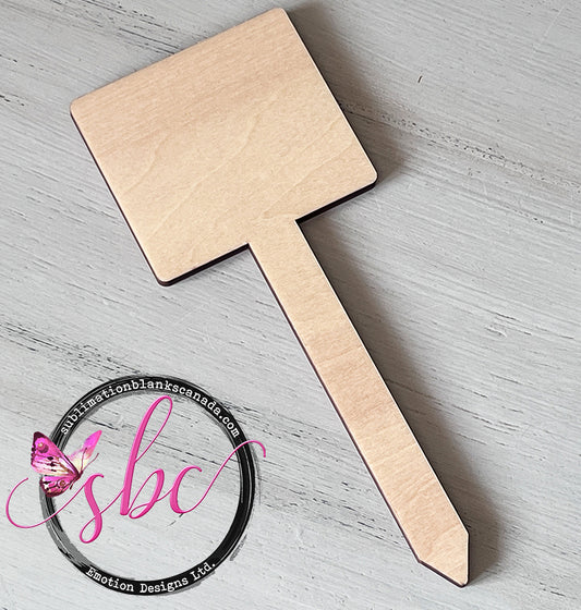 Plywood Garden Stake for Sublimation