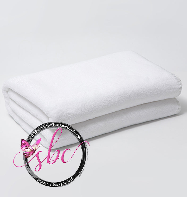 White Sherpa/Minky Baby Blanket for Sublimation