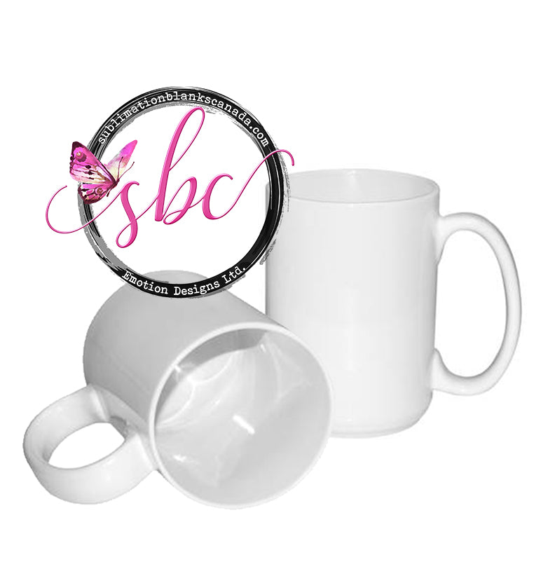 Boxed Sublimation Mugs 15oz Case of 36 - Sublimation Blanks Canada - Emotion Designs Ltd.