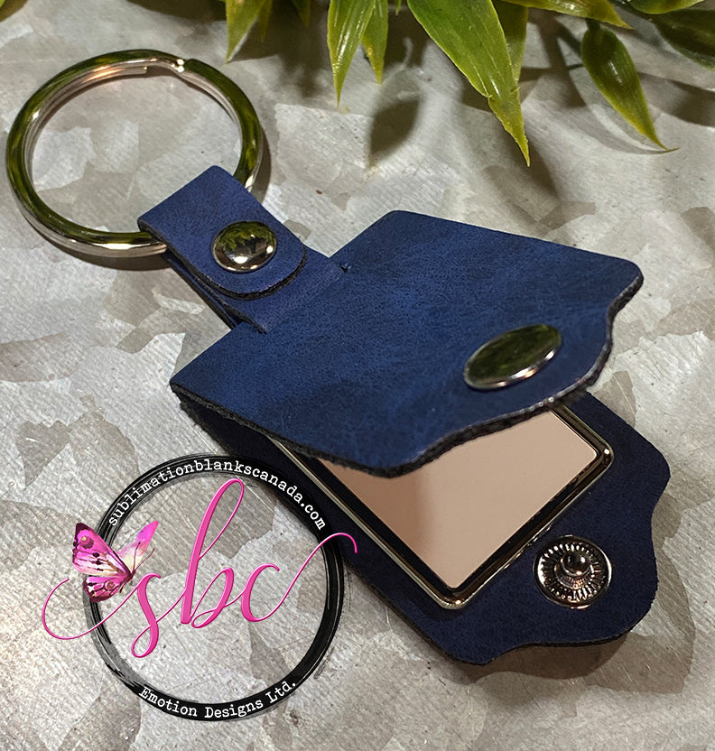 PU Leather Snap Keychain for Sublimation - Sublimation Blanks Canada - Emotion Designs Ltd.