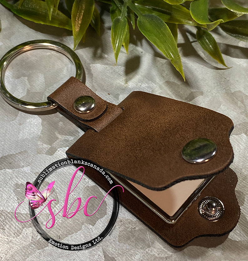 PU Leather Snap Keychain for Sublimation - Sublimation Blanks Canada - Emotion Designs Ltd.