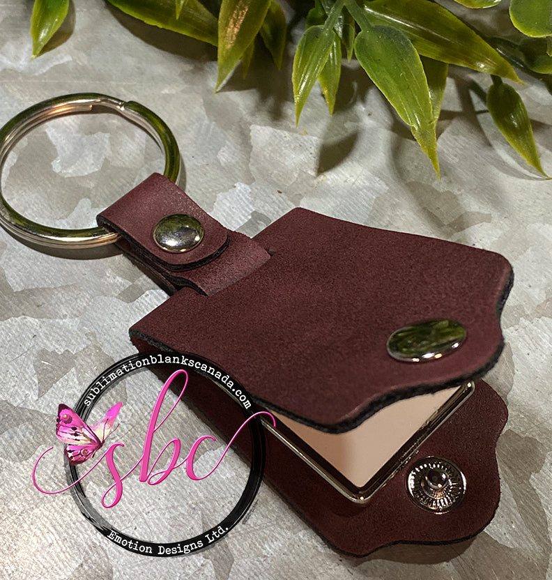 PU Leather Snap Keychain for Sublimation - Sublimation Blanks Canada - Emotion Designs Ltd.