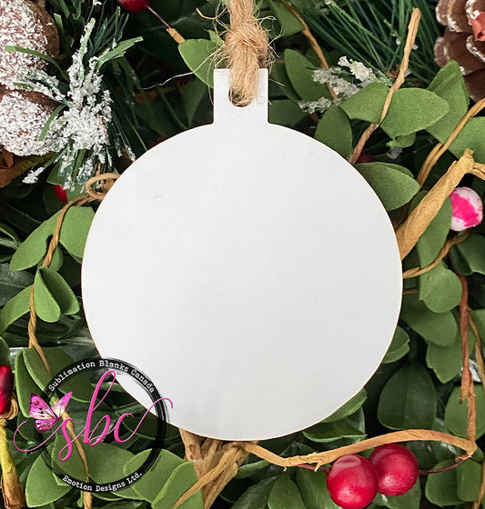 OVAL SHAPE MDF ORNAMENTS - BLANK FOR SUBLIMATION