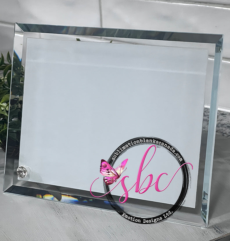 Crystal Photo Frame for Sublimation - Large - Sublimation Blanks Canada - Emotion Designs Ltd.