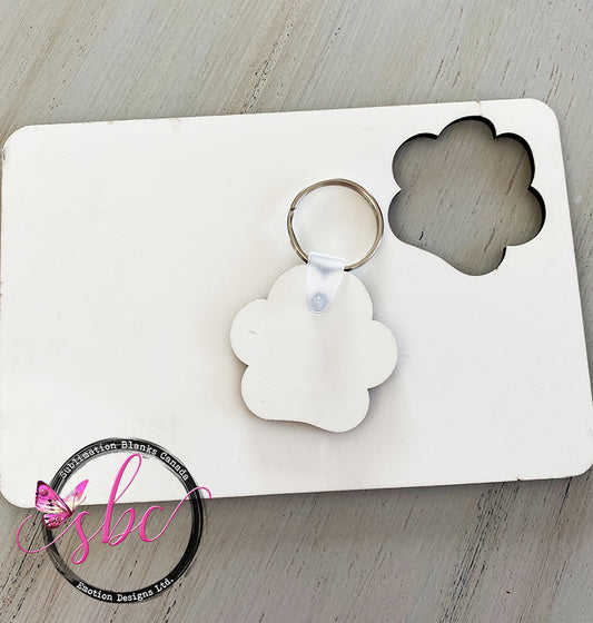 MDF Postcard for Sublimation with Pawprint Keychain - Sublimation Blanks Canada - Emotion Designs Ltd.