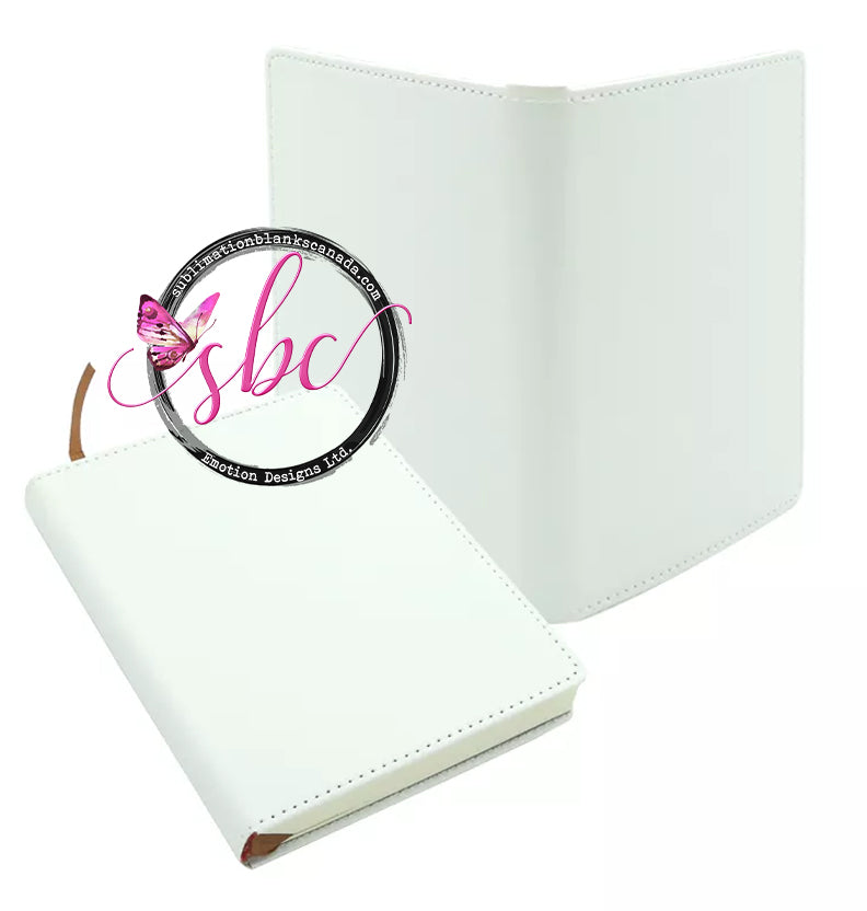 PU Leather Notebook for Sublimation A6 Lined Pages - Sublimation Blanks Canada - Emotion Designs Ltd.