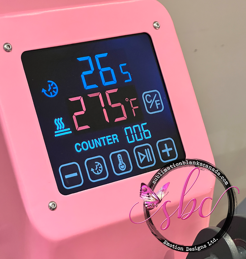 Pink Craft Express Heat Press 15x15" - Sublimation Blanks Canada - Emotion Designs Ltd.