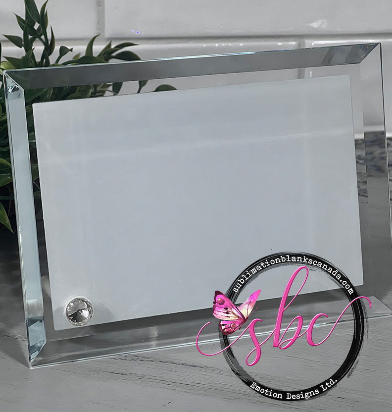 Crystal Photo Frame for Sublimation - Small - Sublimation Blanks Canada - Emotion Designs Ltd.