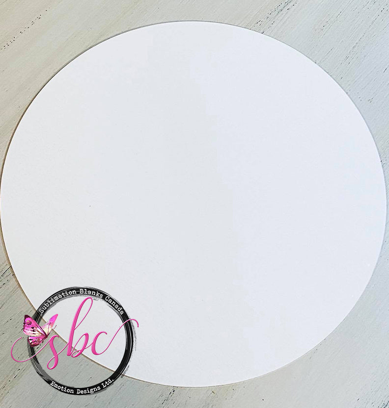 8" Aluminum Round for Sublimation - Sublimation Blanks Canada - Emotion Designs Ltd.