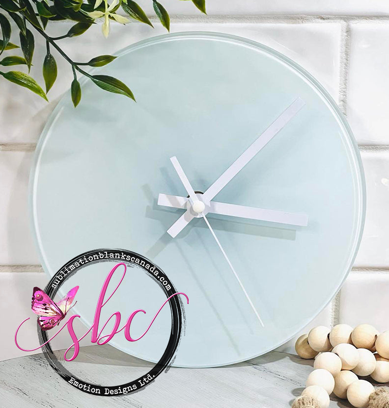 Sublimation Glass Clock