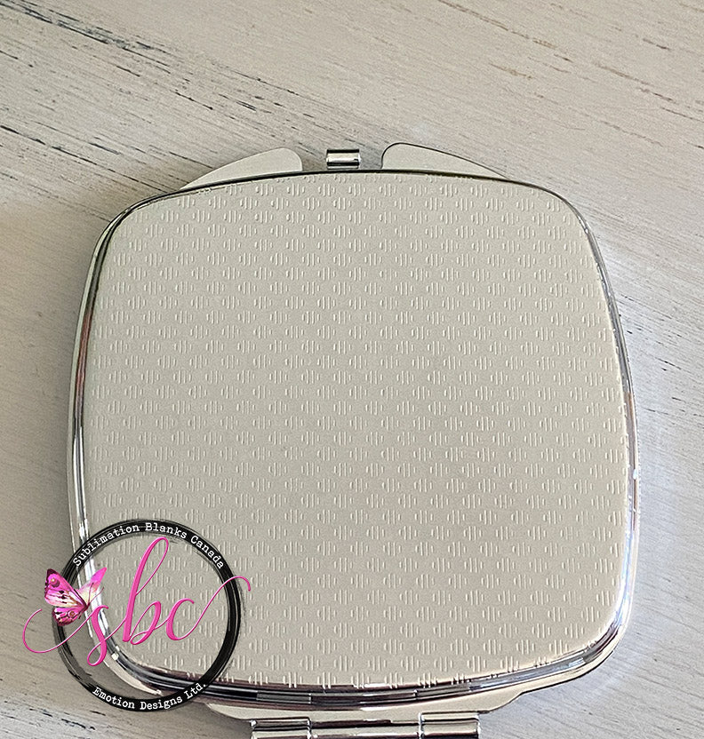 Rounded Square Compact Mirror - Sublimation Blanks Canada - Emotion Designs Ltd.