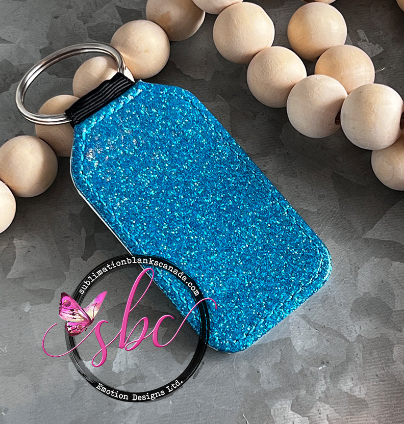 Rectangle Glitter Keychain for Sublimation