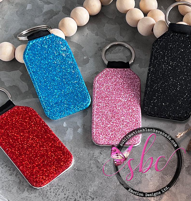 Rectangle Glitter Keychain for Sublimation