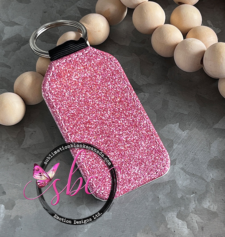 Rectangle Glitter Keychain for Sublimation