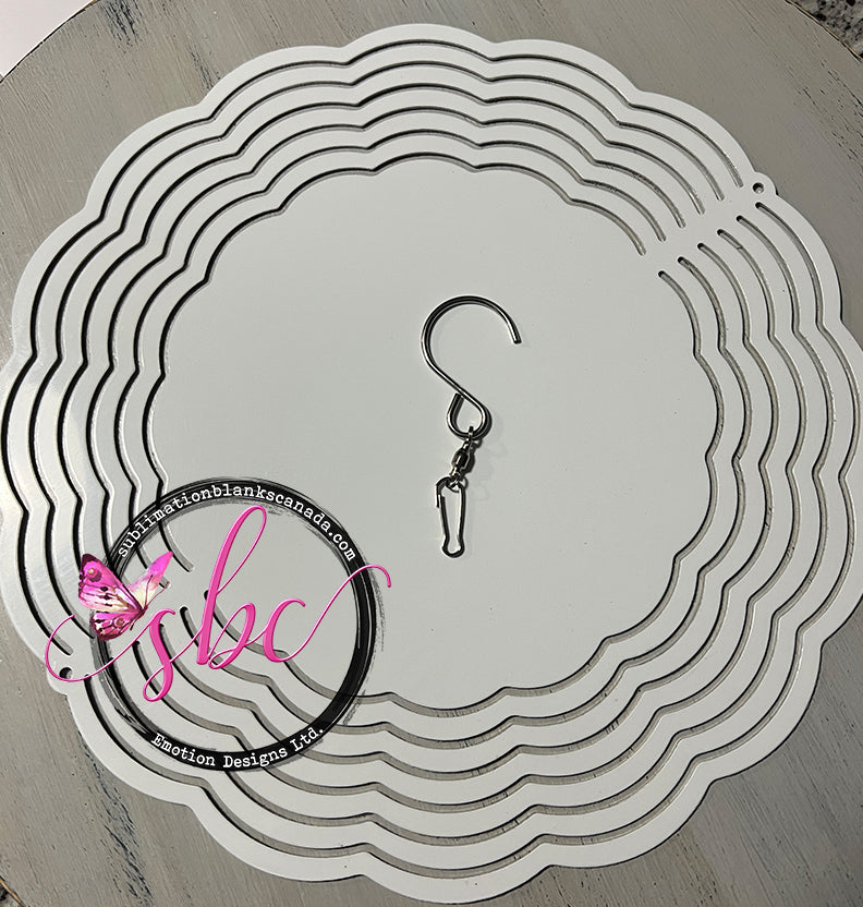 8inch Aluminum Wind Spinner for Sublimation - Sublimation Blanks Canada - Emotion Designs Ltd.